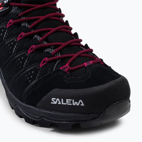 Stivali da trekking da donna Salewa Alp Mate Mid WP nero/rosa virtuale