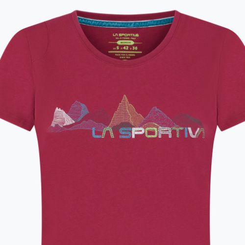 Camicia da trekking da donna La Sportiva Peaks red plum
