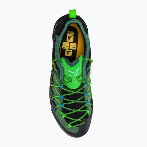 Salewa Wildfire Edge GTX scarpa da avvicinamento da uomo mirto/verde fluo