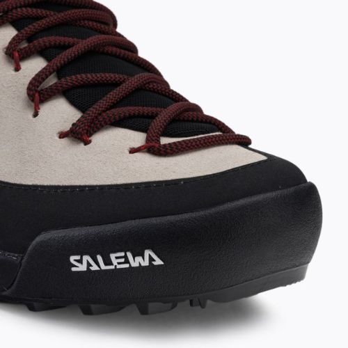 Salewa Wildfire Leather GTX, scarponi da trekking da donna, farina d'avena/nero