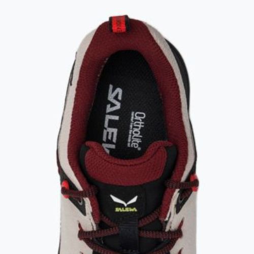 Salewa Wildfire Leather GTX, scarponi da trekking da donna, farina d'avena/nero