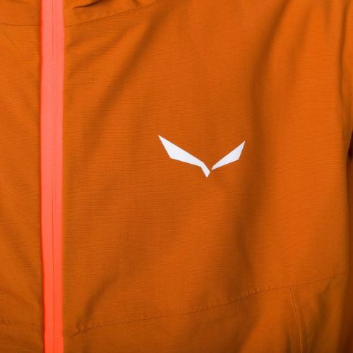 Giacca da sci Salewa Sella PTX/TWR per bambini autunno/arancio fluo