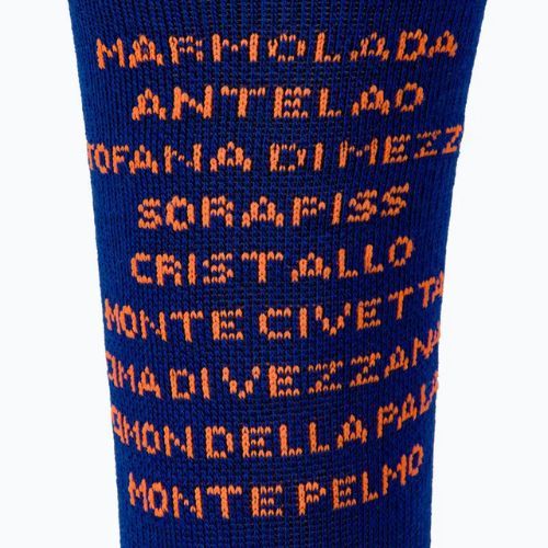 Calze da trekking da uomo Salewa Ortles Dolomites arancione elettrico/fluo