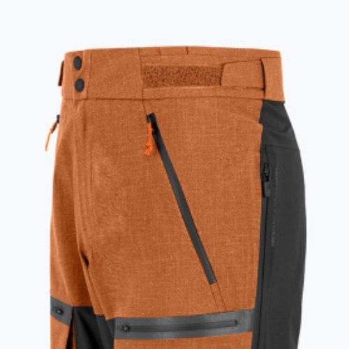 Pantaloni a membrana Salewa Sella 3L PTXR da uomo, autunno/nero, fuori