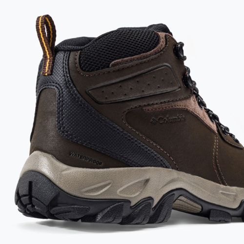 Columbia Newton Ridge Plus II Wp stivali da trekking da uomo in cordovan/squash