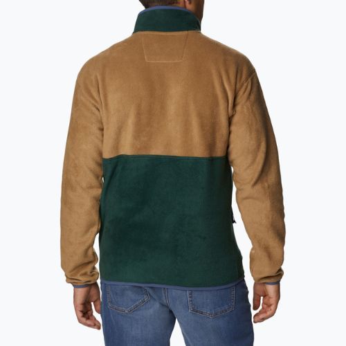 Felpa in pile Columbia Back Bowl Full Zip Uomo delta/spruce/dark mountain