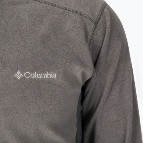 Felpa da trekking Columbia Klamath Range II HZ city grigio/squalo da uomo
