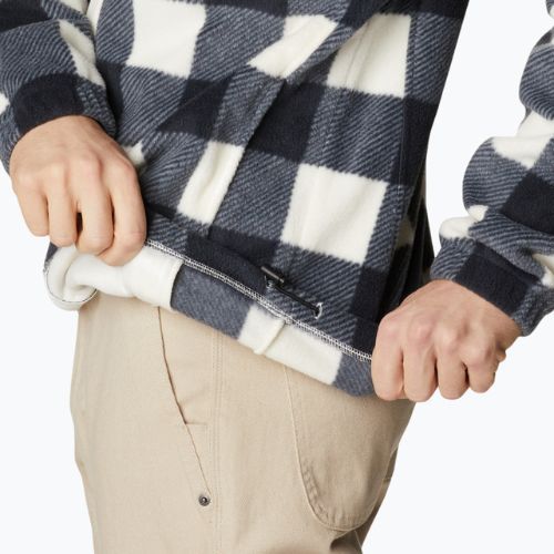 Felpa da trekking Columbia Steens Mountain da uomo con stampa a quadri in gesso