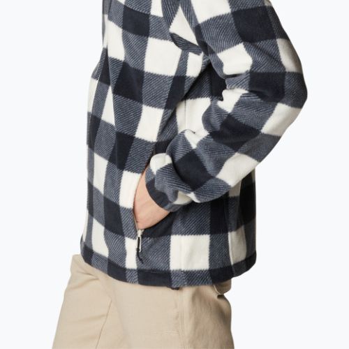 Felpa da trekking Columbia Steens Mountain da uomo con stampa a quadri in gesso