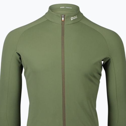 Maglia termica POC Ambient a manica lunga da uomo per il ciclismo, colore verde epidoto
