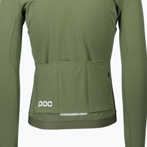 Maglia termica POC Ambient a manica lunga da uomo per il ciclismo, colore verde epidoto
