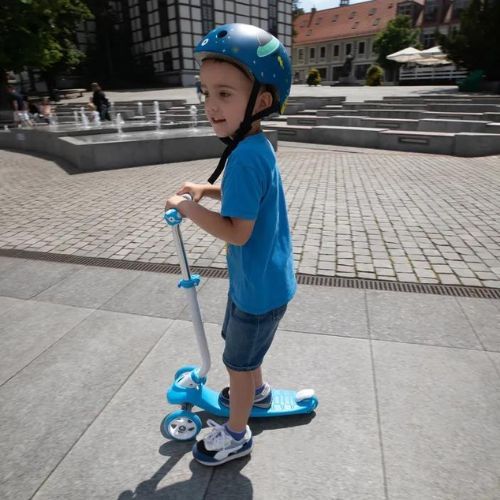 HUMBAKA Divertente triciclo per bambini blu