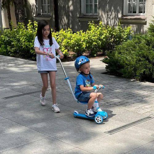 HUMBAKA Fun 3in1 monopattino per bambini blu