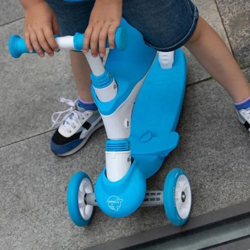 HUMBAKA Fun 3in1 monopattino per bambini blu