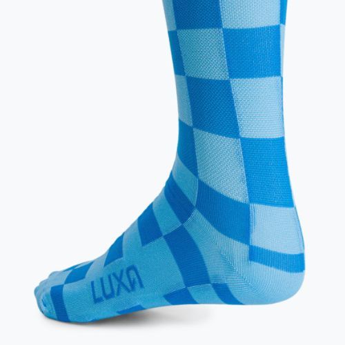 Calzini da ciclismo Luxa Squares blu