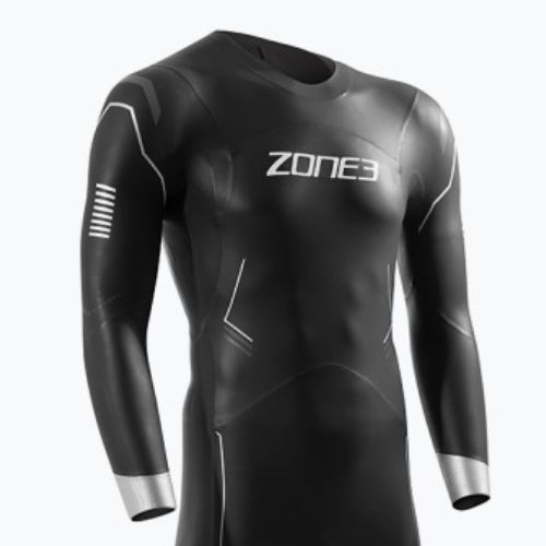 Muta da triathlon da uomo ZONE3 Agile nero/argento/metallo fucile