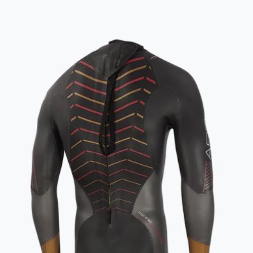 Muta da triathlon ZONE3 Thermal Aspire da uomo nero/grigio/oro/rosso