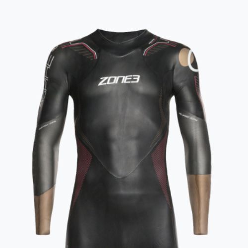 Muta da triathlon ZONE3 Thermal Aspire da uomo nero/grigio/oro/rosso