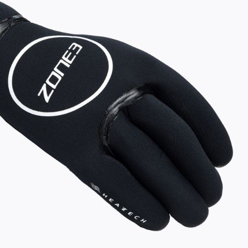 ZONE3 Guanti Heat Tech in neoprene nero/rosso