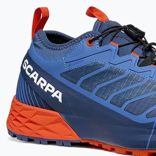 Scarpe da corsa da uomo SCARPA Ribelle Run GTX blu/arancio piccante
