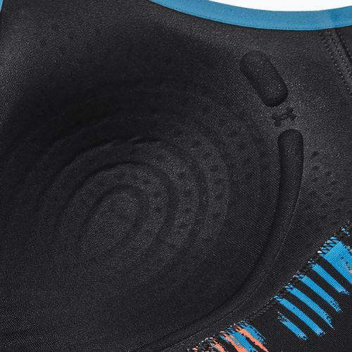Reggiseno fitness Under Armour Infinity High Print nero/capri/ iridescente