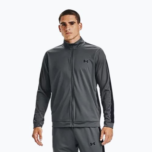 Under Armour UA Knit Track Suit tuta da ginnastica da uomo grigio/nero