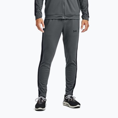 Under Armour UA Knit Track Suit tuta da ginnastica da uomo grigio/nero