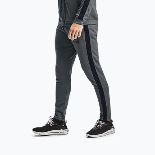 Under Armour UA Knit Track Suit tuta da ginnastica da uomo grigio/nero