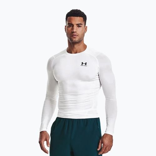 Under Armour manica lunga da allenamento da uomo HG Armour Comp bianco/nero