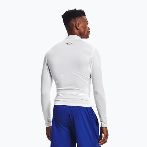 Under Armour manica lunga da allenamento da uomo HG Armour Comp Mock bianco/nero