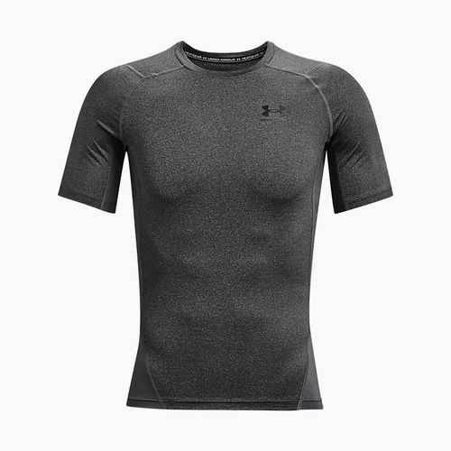 Maglietta da allenamento Under Armour da uomo HG Armour Comp carbon heather/nero