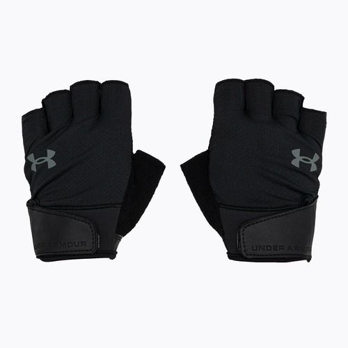 Guanti da allenamento Under Armour M'S da uomo, nero/nero/grigio campo