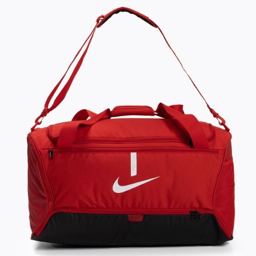 Nike Academy Team Duffle L 95 l university red/nero/bianco borsa da allenamento