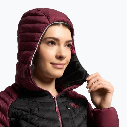 DYNAFIT piumino donna Radical Dwn RDS Hood rosso barbabietola