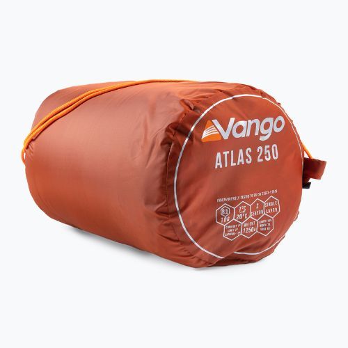Sacco a pelo Vango Atlas 250 arancione bruciato