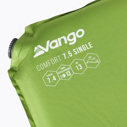 Tappeto autogonfiante Vango Comfort 7,5 cm Single herbal