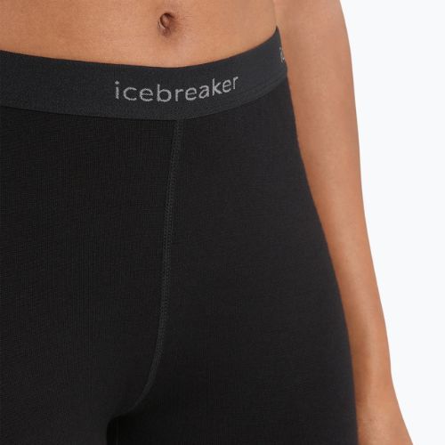 Pantaloni termici donna icebreaker 260 Tech nero
