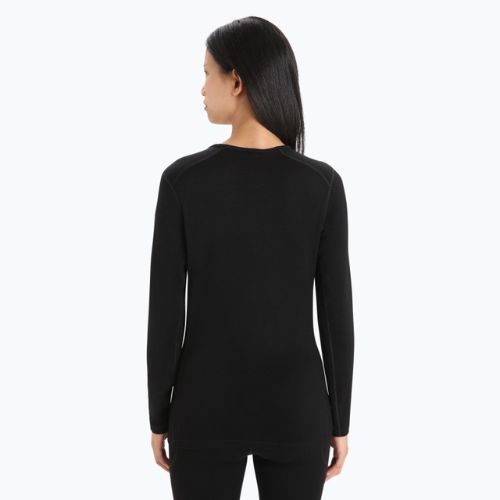 Maglia termica da donna icebreaker 260 Tech Crewe black