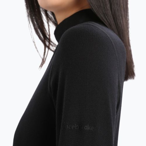 Maglia termica da donna icebreaker 260 Tech Turtleneck black