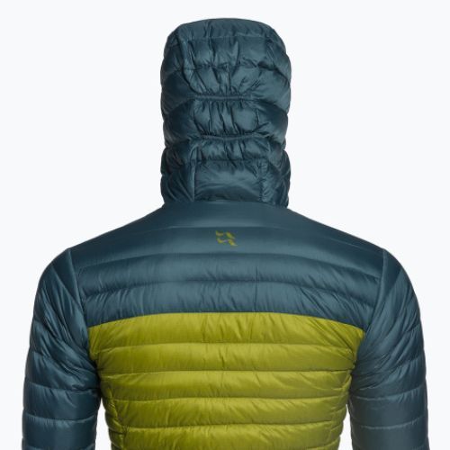 Piumino Rab Microlight Alpine da uomo blu orione/verde lampone