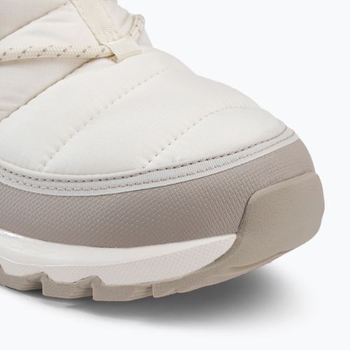 Stivali da neve The North Face da donna Thermoball Lace Up WP gardenia bianco/grigio argento