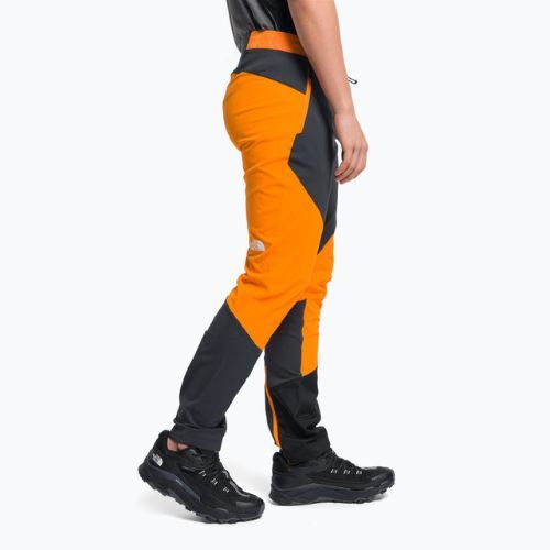 Pantaloni softshell da uomo The North Face Dawn Turn cono arancio/grigio asfalto/nero