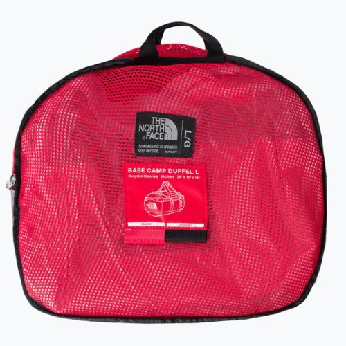 The North Face Base Camp Duffel L 95 l rosso/nero borsa da viaggio