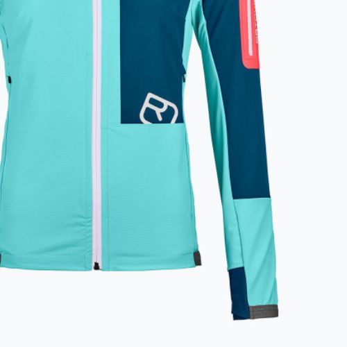 Giacca softshell donna ORTOVOX Berrino con cappuccio cascata di ghiaccio