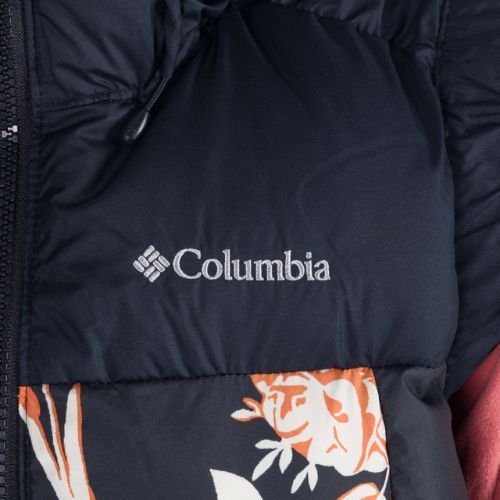Columbia Pike Lake II Insulated nero/nero stampa fallgrass giacca senza maniche da donna