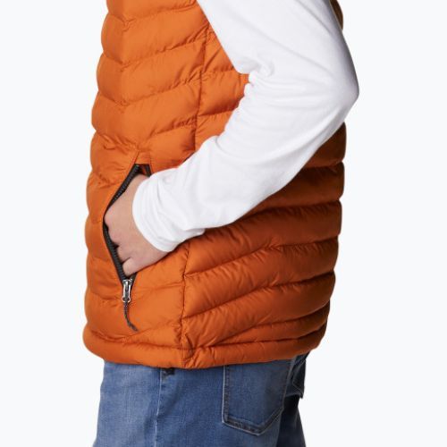 Giacca senza maniche Columbia Powder Lite warm copper/nero da uomo