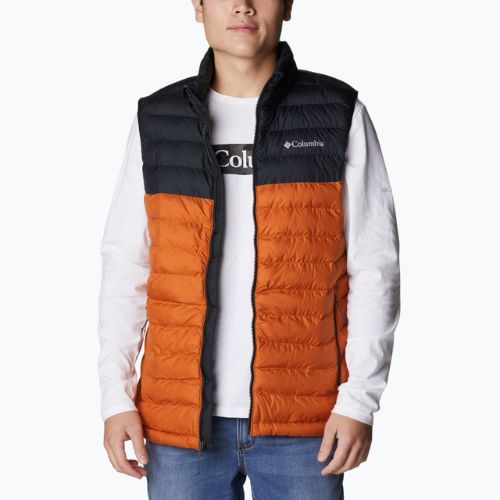 Giacca senza maniche Columbia Powder Lite warm copper/nero da uomo