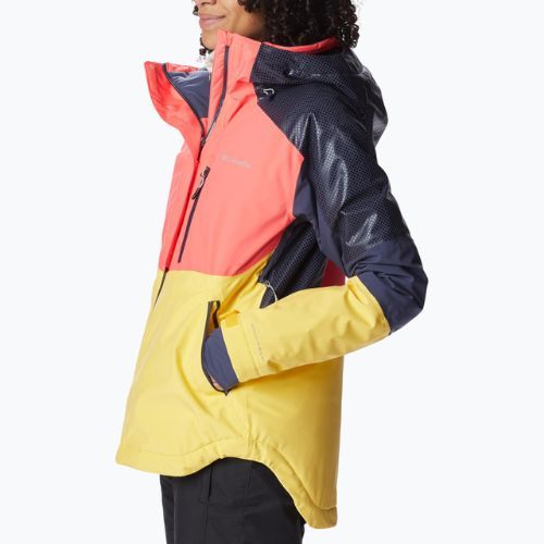 Giacca da sci Columbia Snow Slab Blackdot donna neon alba/sole/notte
