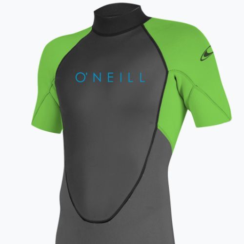 O'Neill Reactor-2 2 mm Back Zip S/S Spring graph/dayglo schiuma da nuoto per bambini