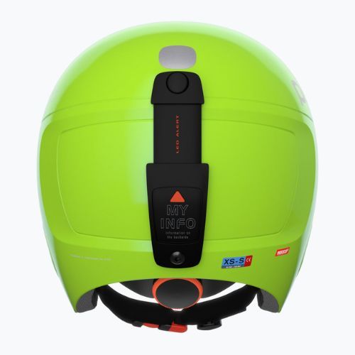 Casco da sci per bambini POC POCito Skull giallo fluorescente/verde